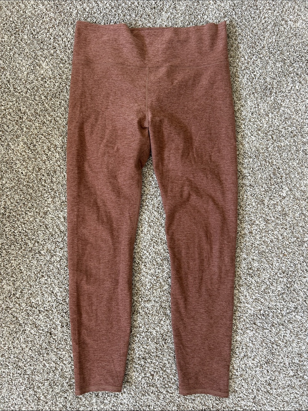 Vuori Clean Elevation Leggings Size L Raisin Heather High Rise